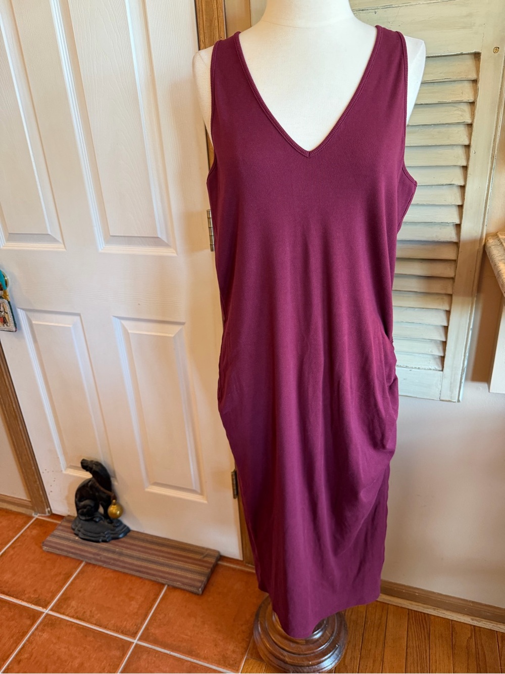 a new day Sleeveless V-Neck Maxi Dress in Plum